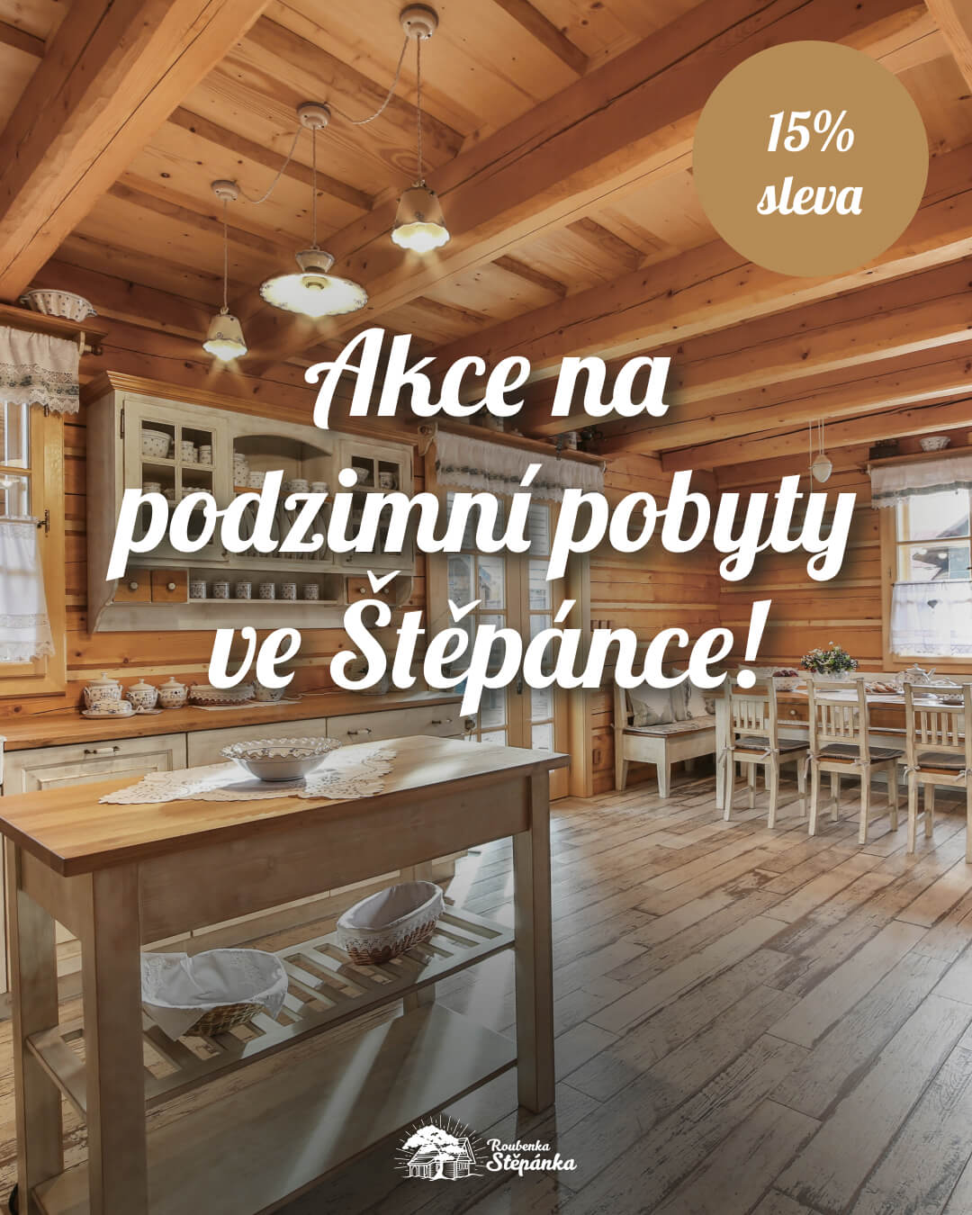 Akce na podzimní pobyty ve Štěpánce!